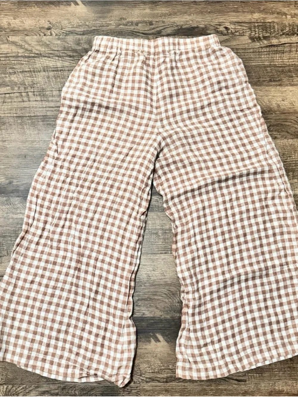 Not Perfect Linen Wide-Leg Cropped Pants - Picture 3 of 4